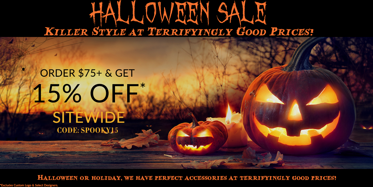 Halloween Sale - 15% Off Orders Over $75